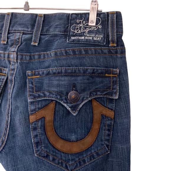 True Religion button fly Mens jeans size 33 - Picture 5 of 11
